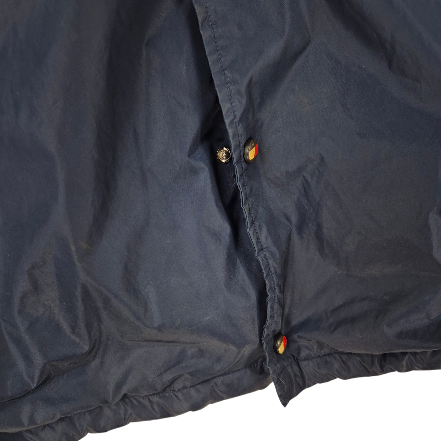 Vintage Tommy Hilfiger Athletics 90's Dark Blue Nylon Button Jacket Size L