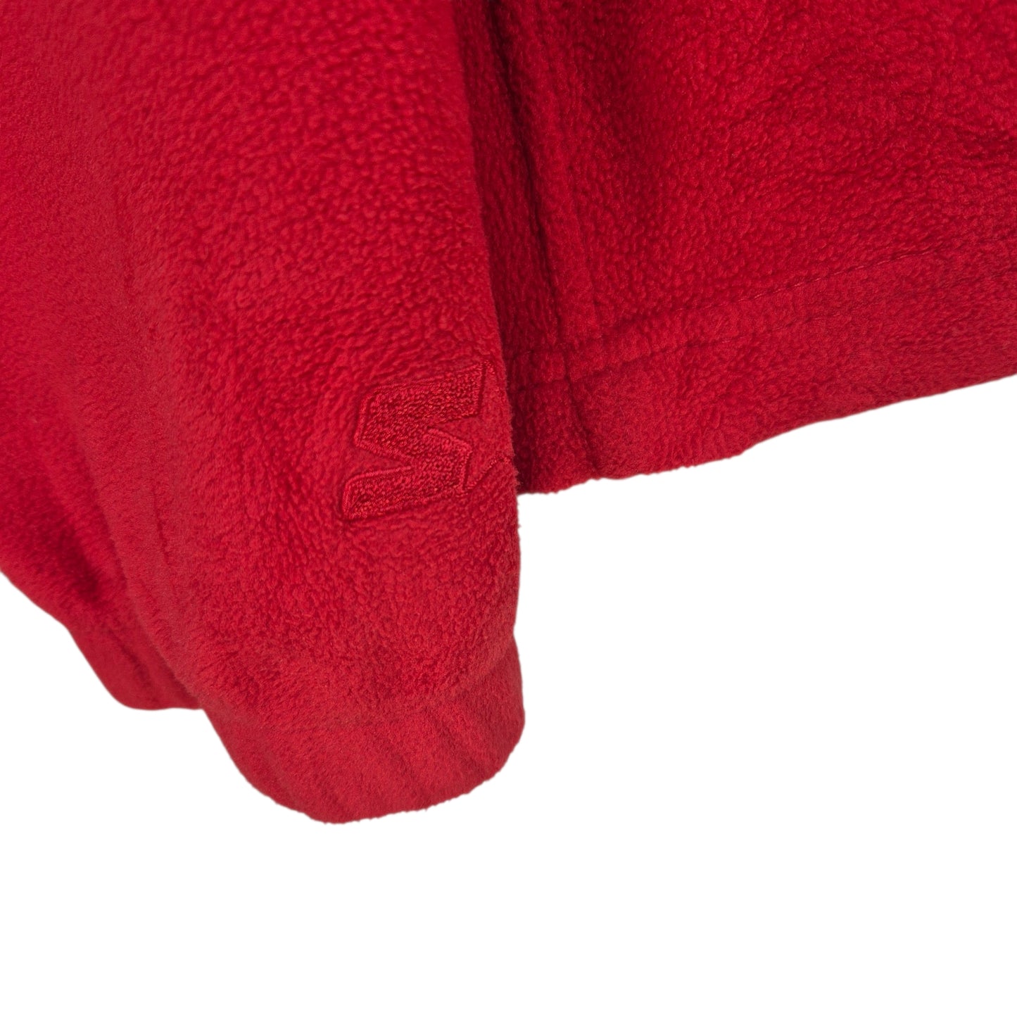 Starter Red Fleece Zip Jumper Size L