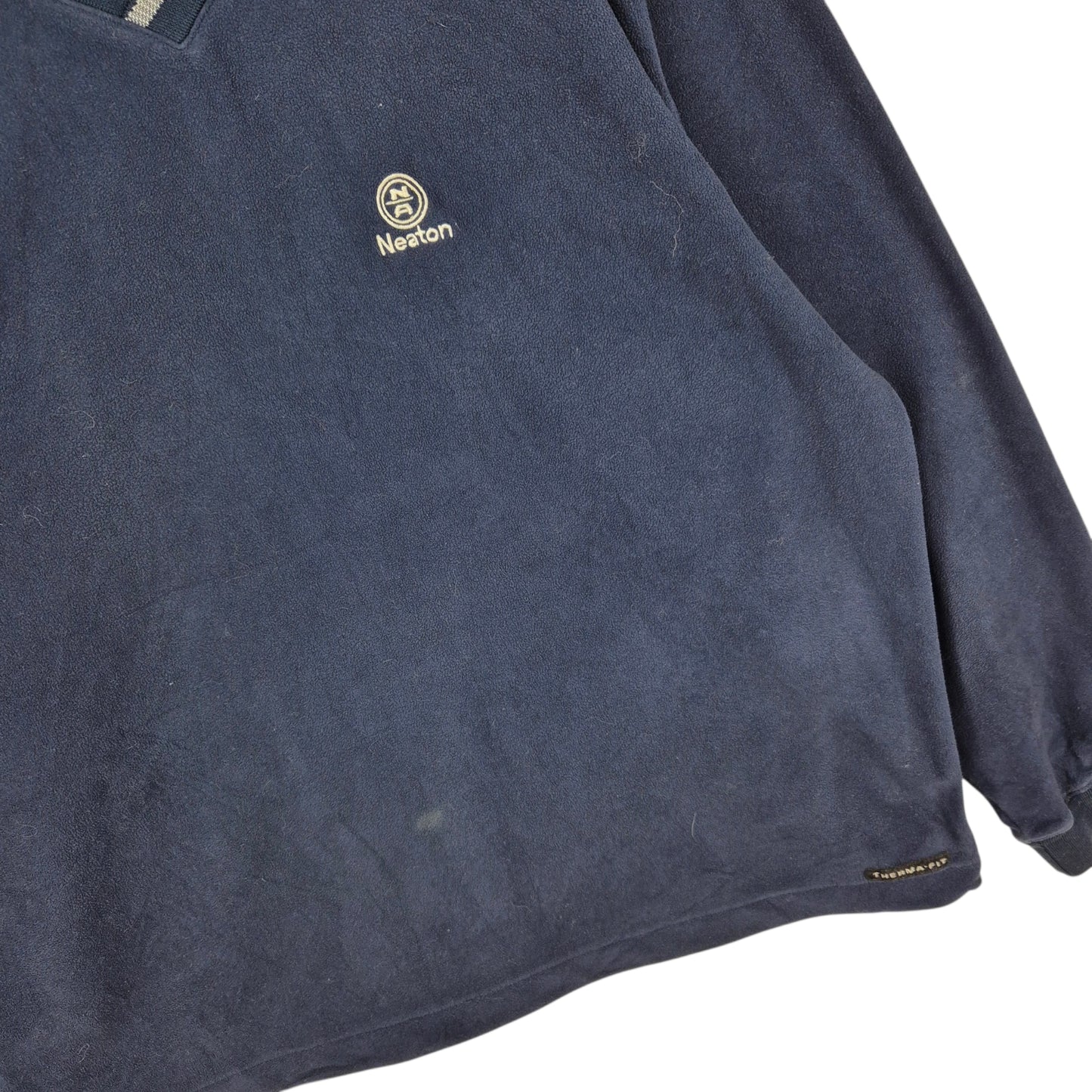 Nike Golf Dark Blue Light V Neck Fleece Jumper SizeM