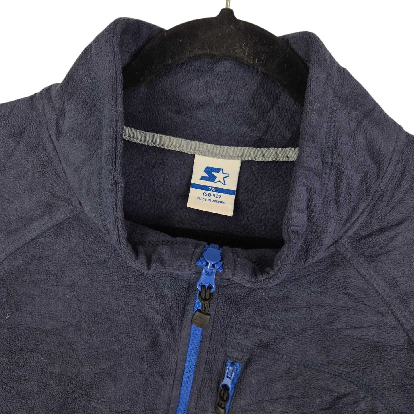 Starter Dark Blue Quarter Zip Fleece Jumper Size 2XL