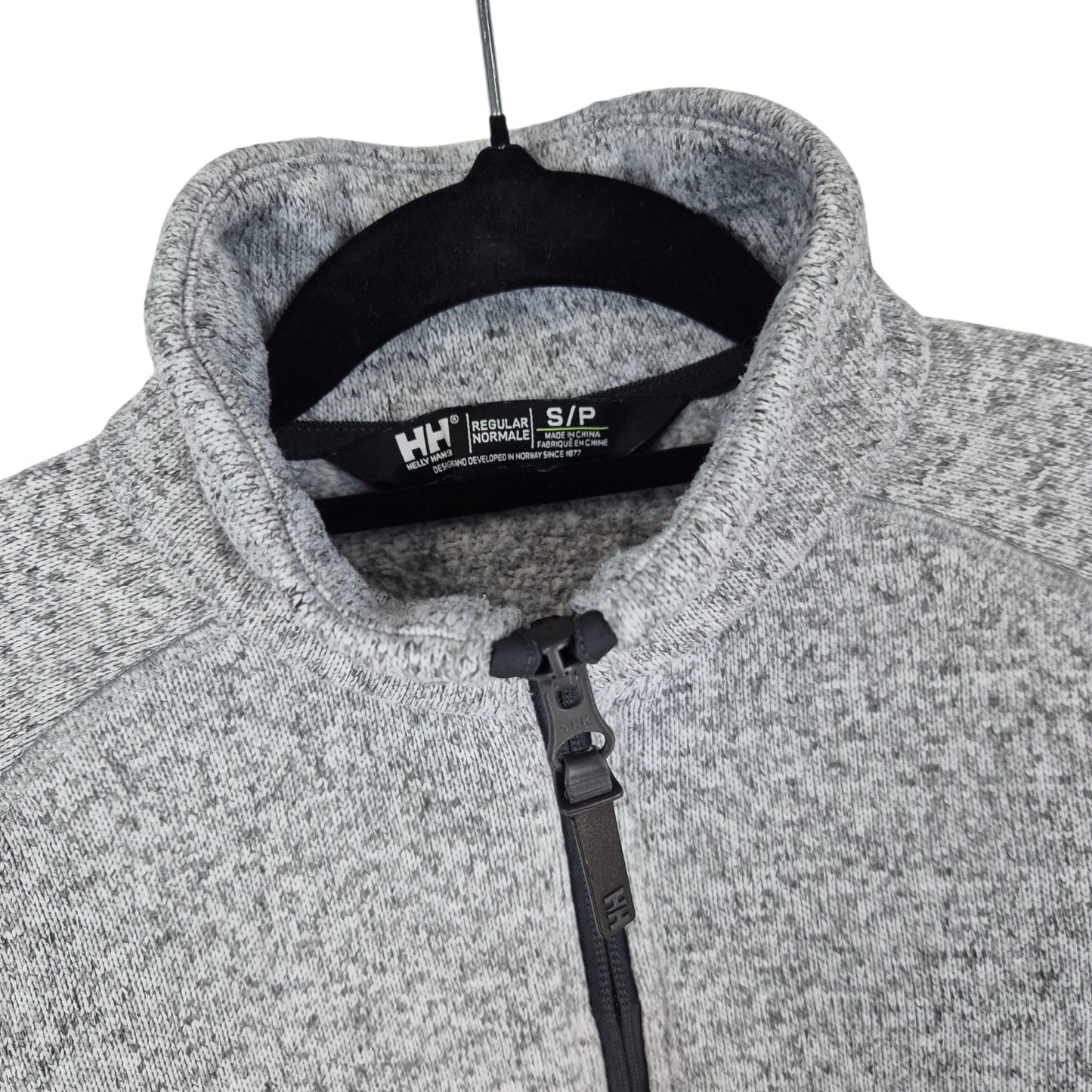 Helly Hansen Womens Light Grey Fleece Zip Jumper Size S