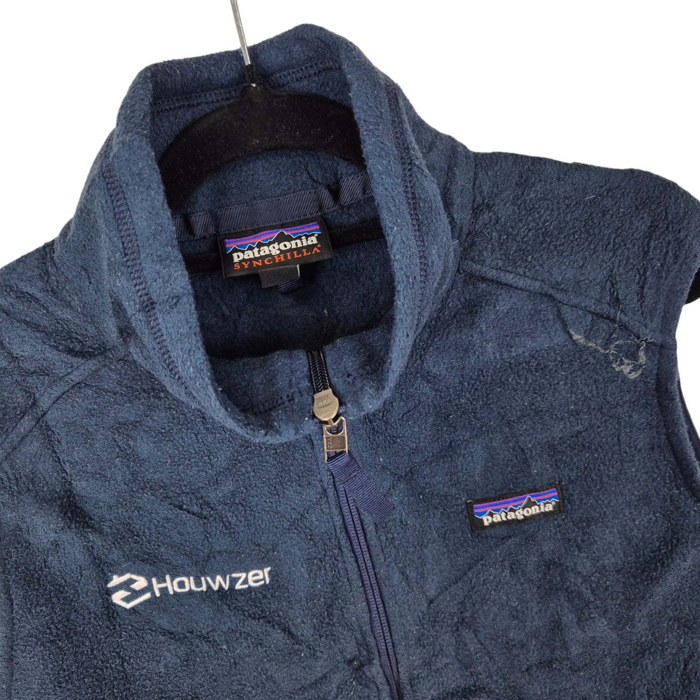Patagonia Dark Blue Fleece Vest Size L