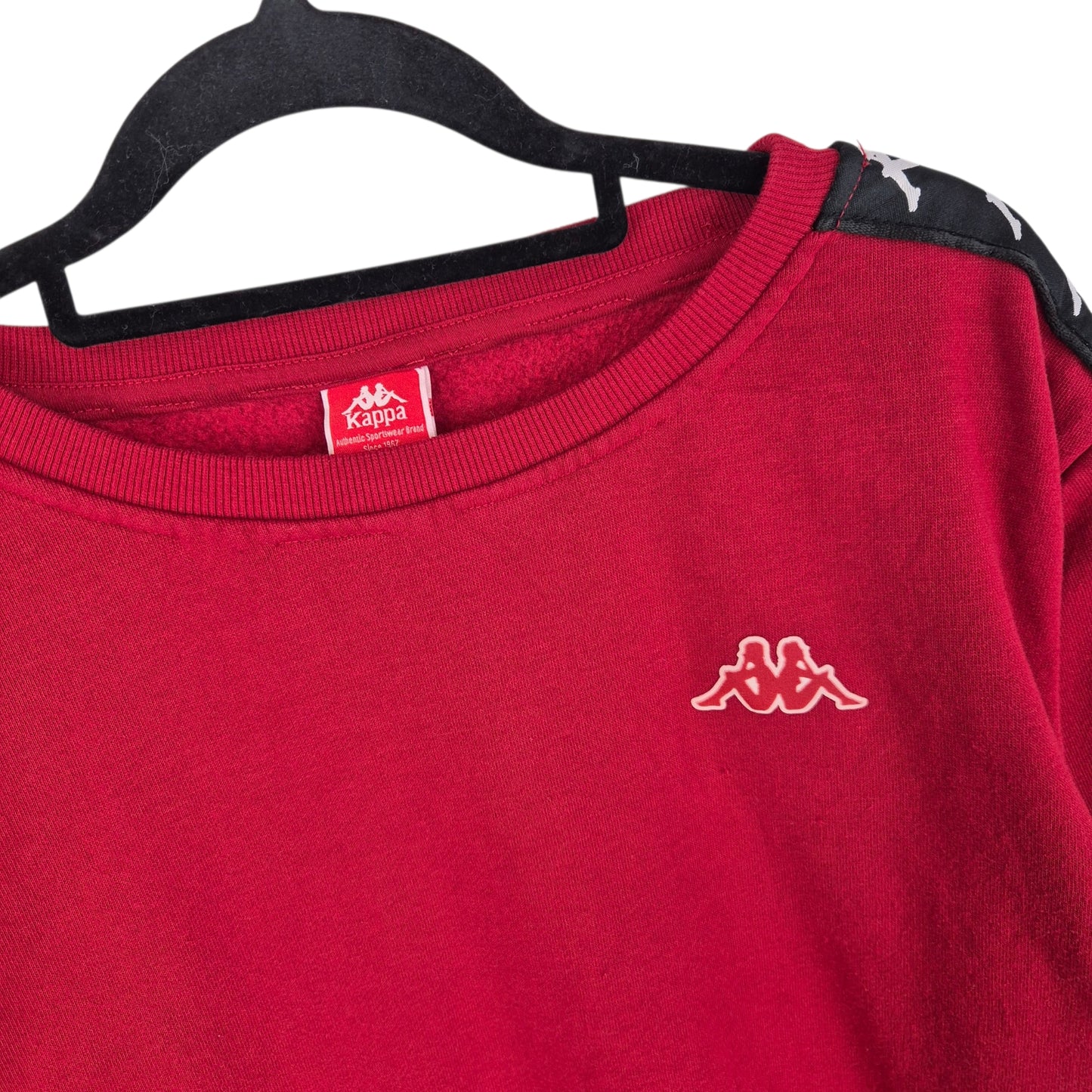 Kappa Womens Red Crop Sweater Size XL