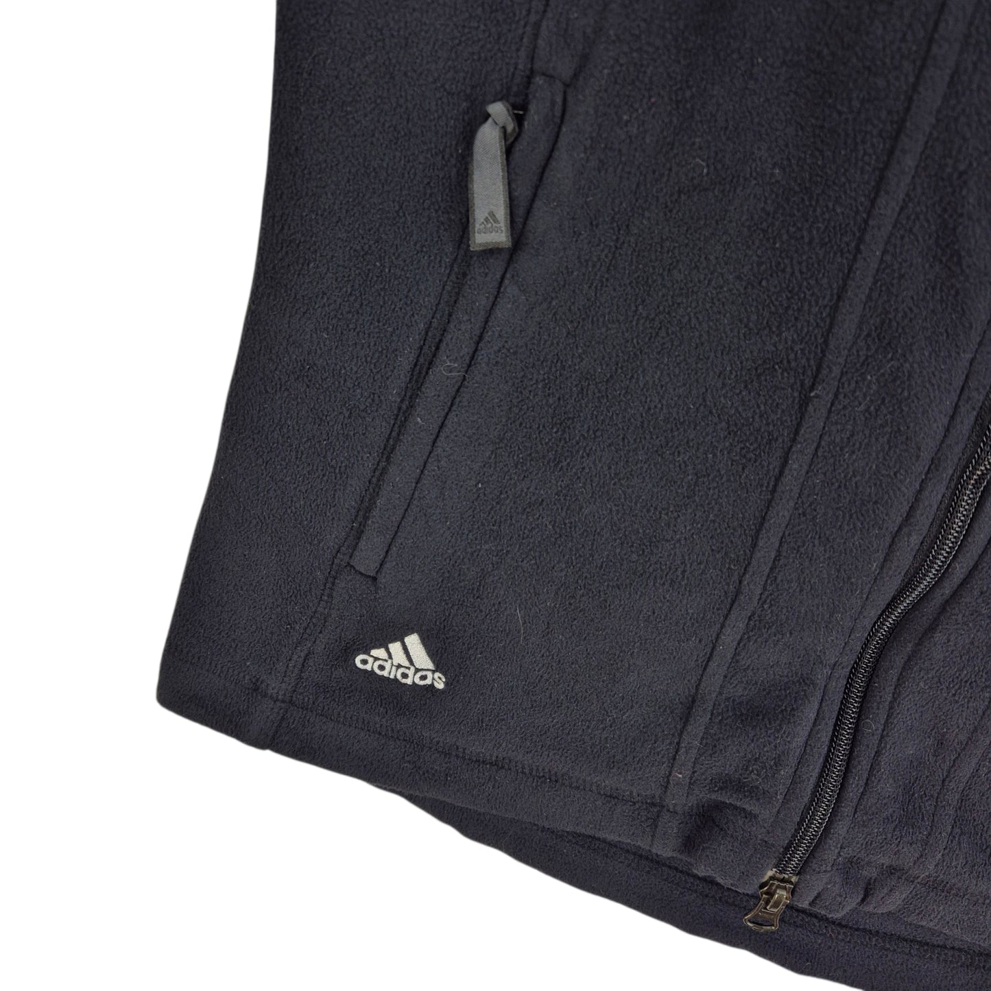 Adidas Climaproof Black Slim Fleece Vest Size M