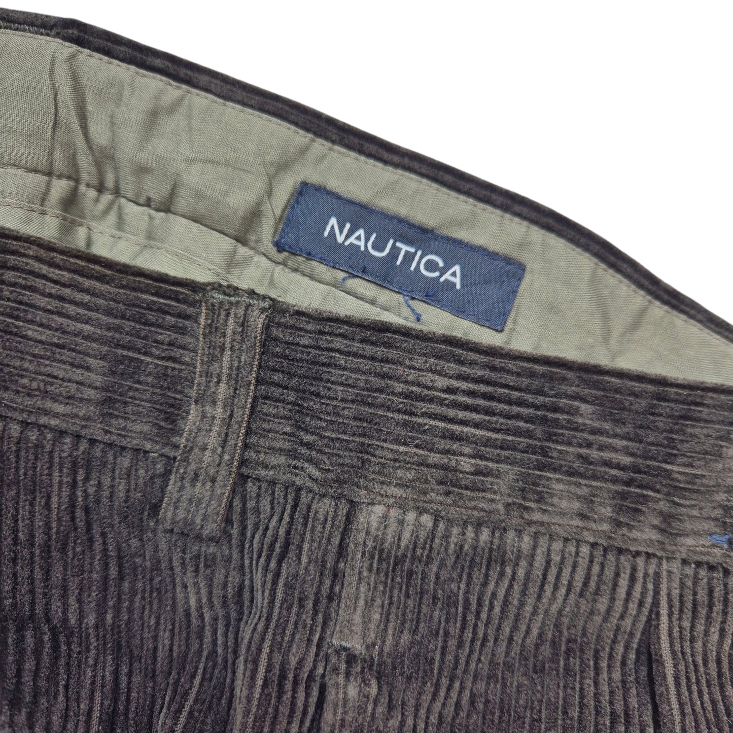 Nautica Dark Green Corduroy Pants W35