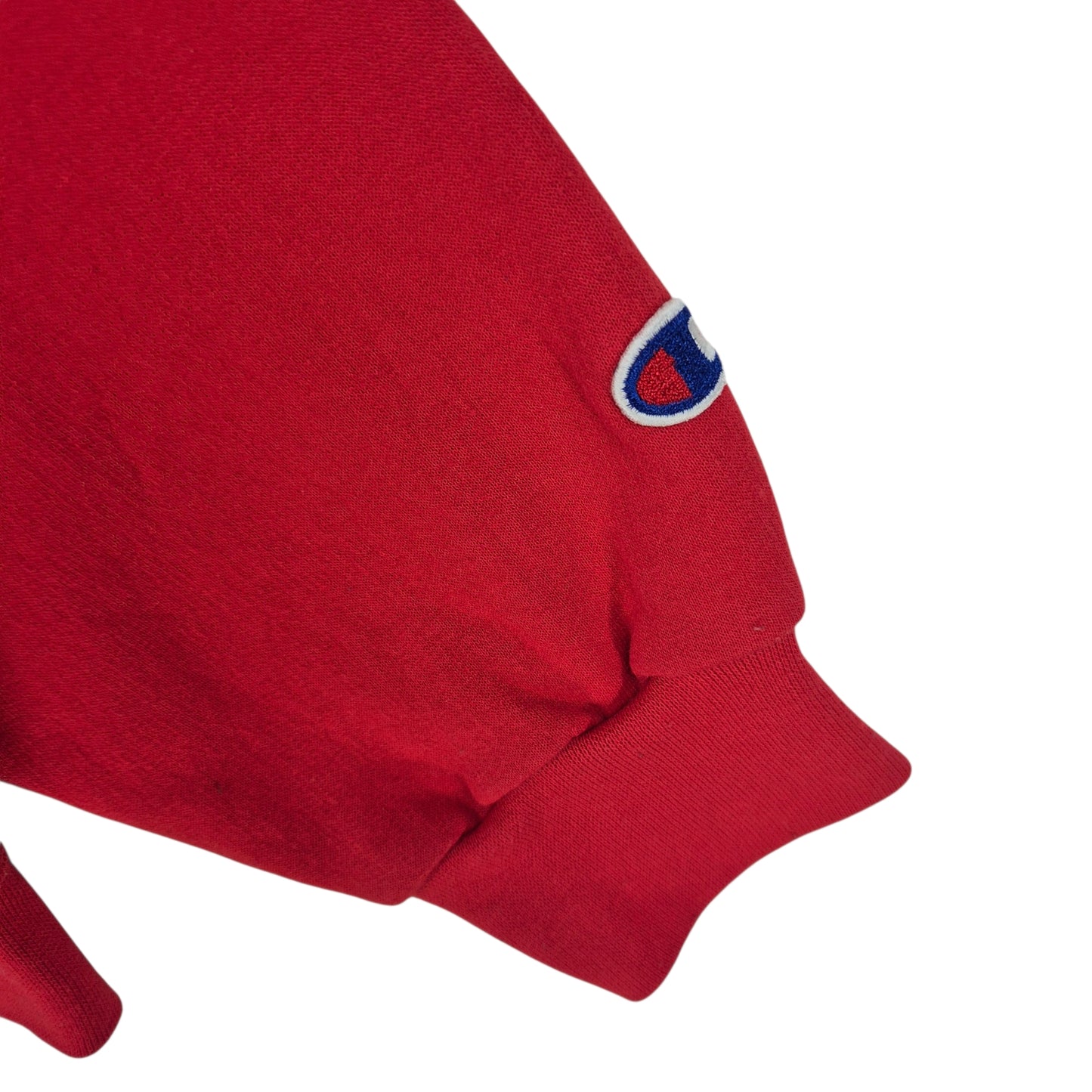 Champion Red Lamar University Red Cotton Hoodie Size L