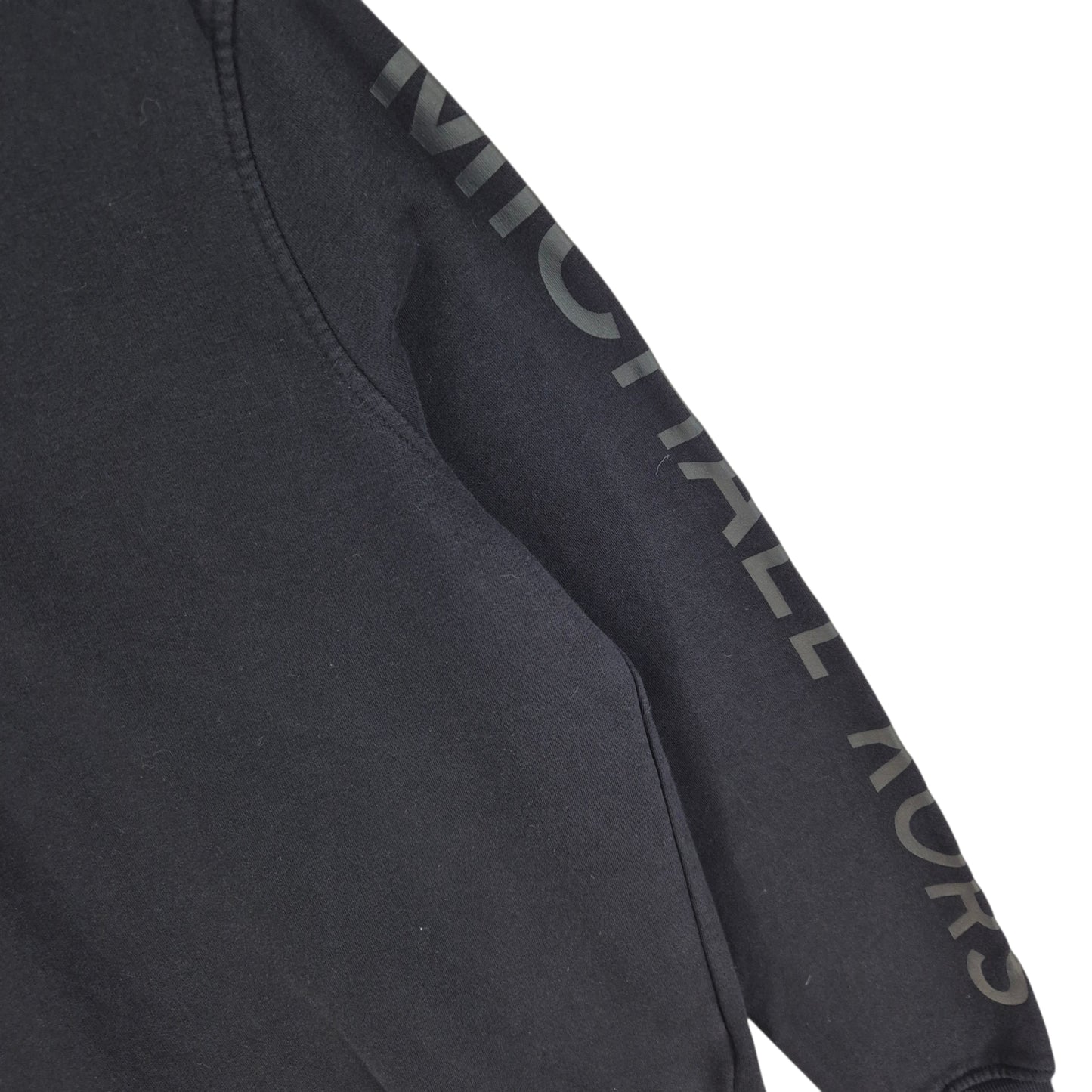 Michael Kors Black Quarter Zip Sweater Size M