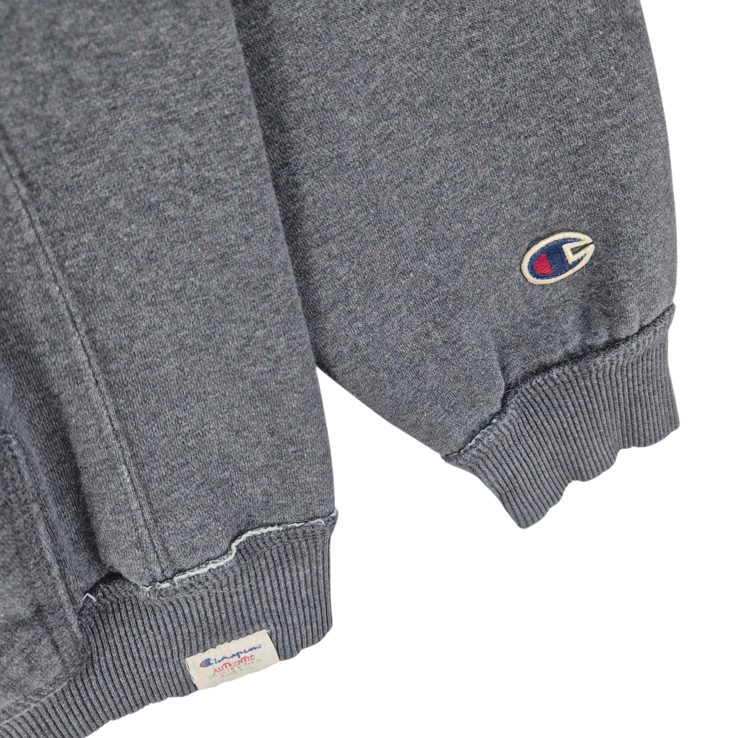 Champion Brigham Young University Grey Quarter Zip Sweater Size XL