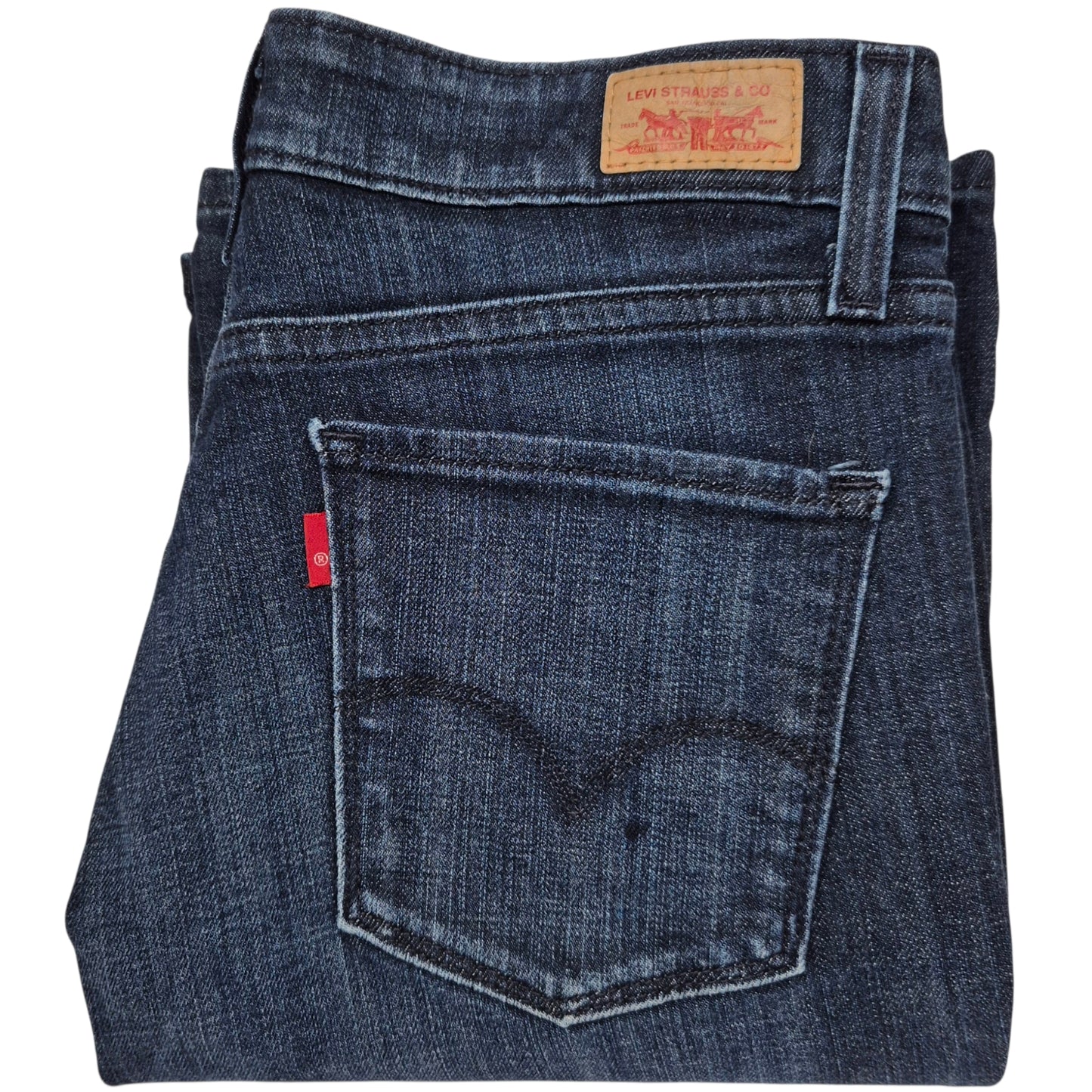 Vintage Levis 553 Jeans Womens Dark Blue Bootcut Denim W29
