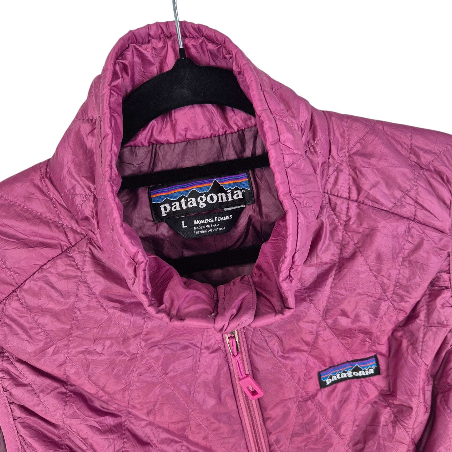 Patagonia Womens Magenta Light Padded Vest Size L
