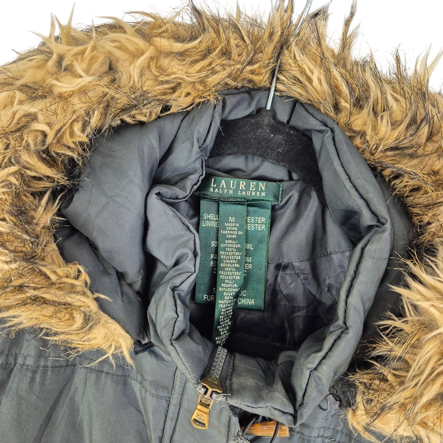 Vintage Ralph Lauren Green Label Womens Puffer Jacket Size M