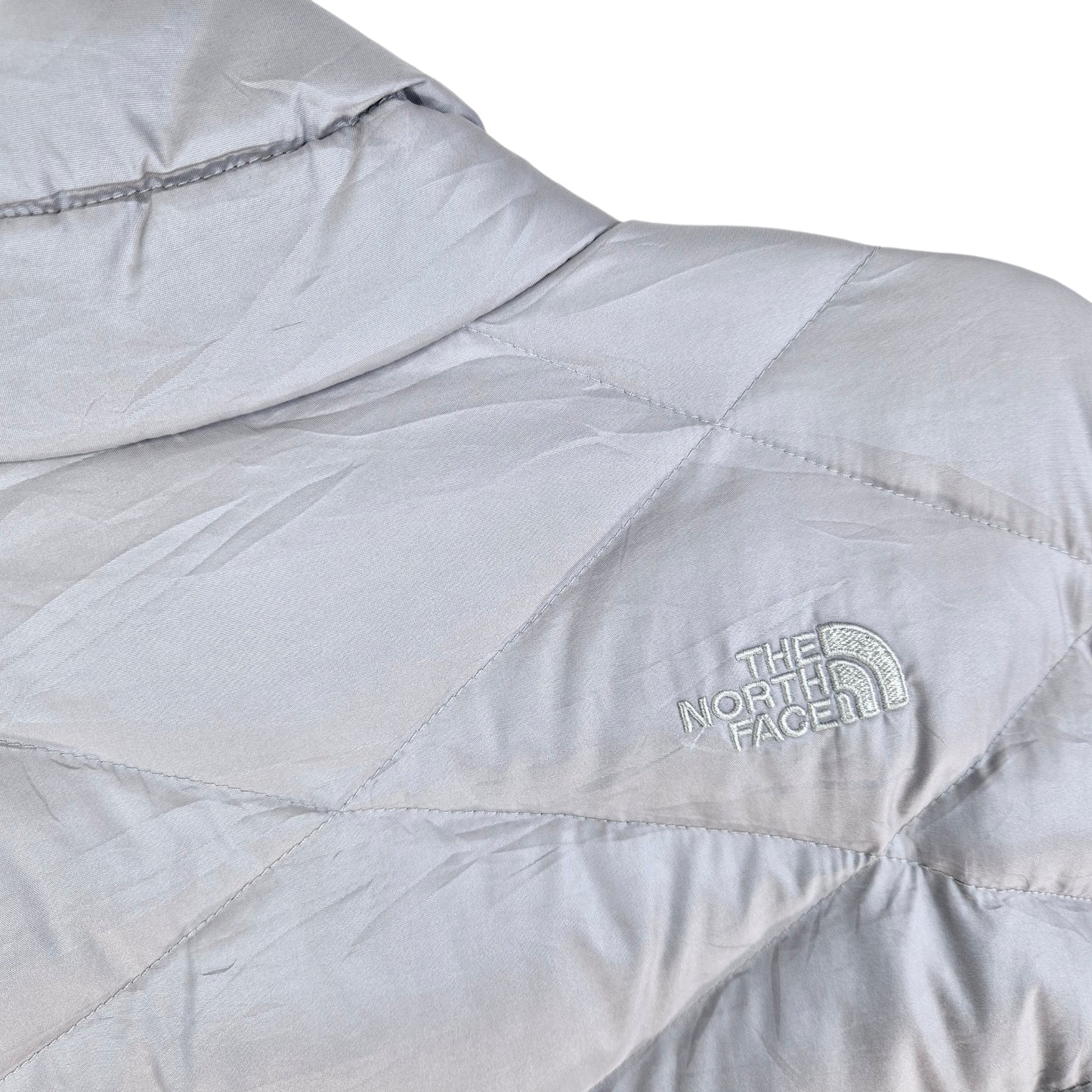 The North Face 550 Womens Grey Puffer Jacket Size L
