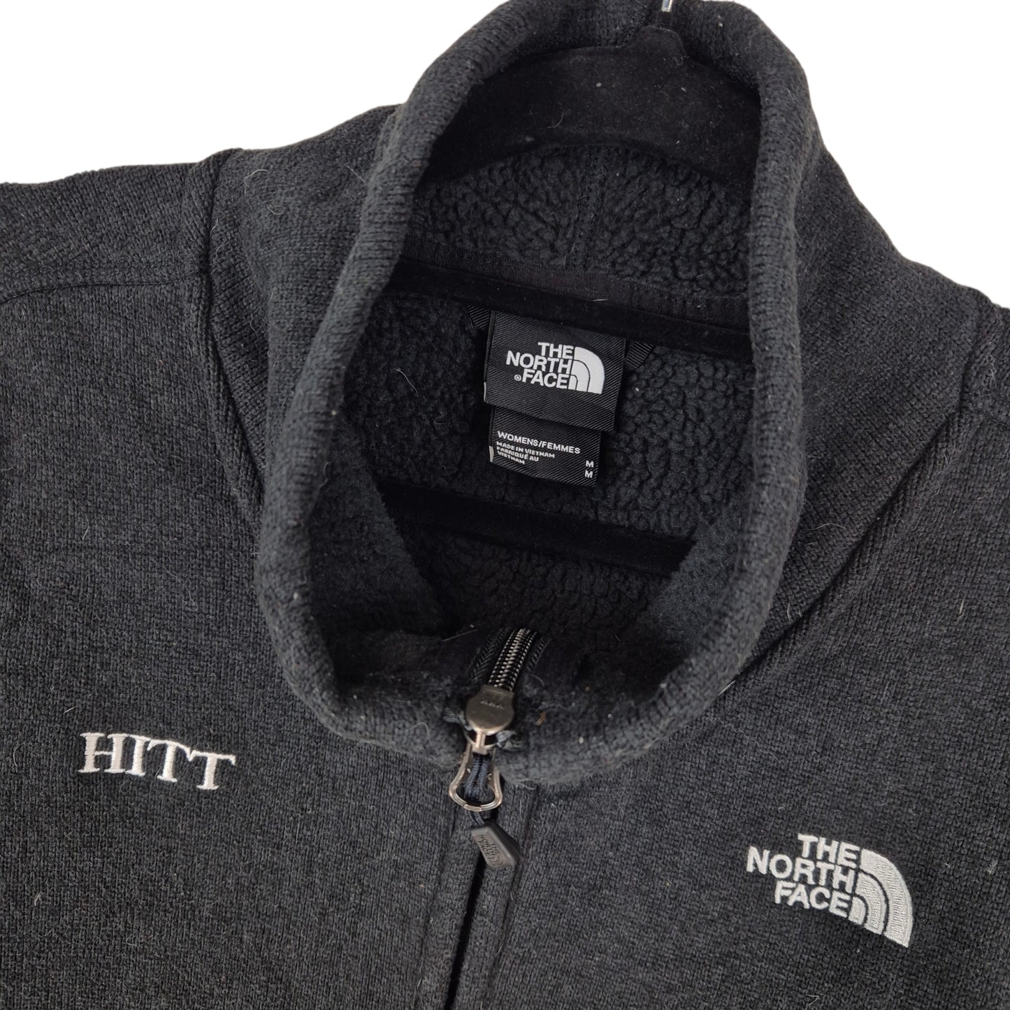 The North Face Womens Dark Grey Fleece Jumper Size M