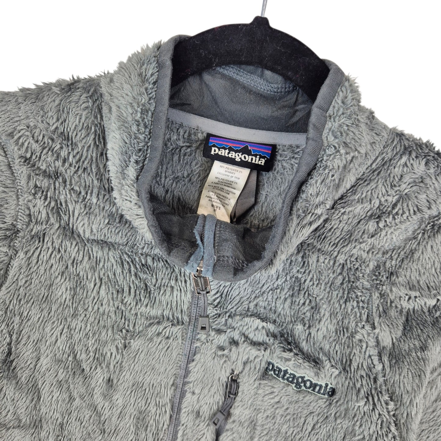 Patagonia Grey Mink Fleece Zip Jumper Size M