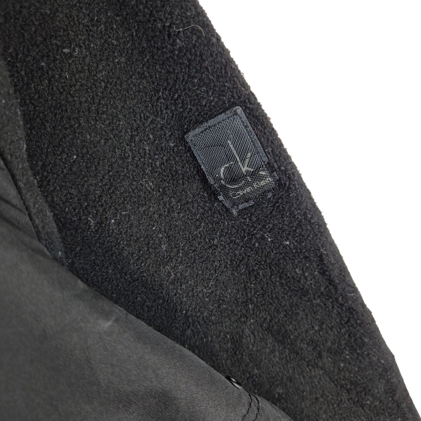 Calvin Klein Black Fleece Zip Jumper Size XL