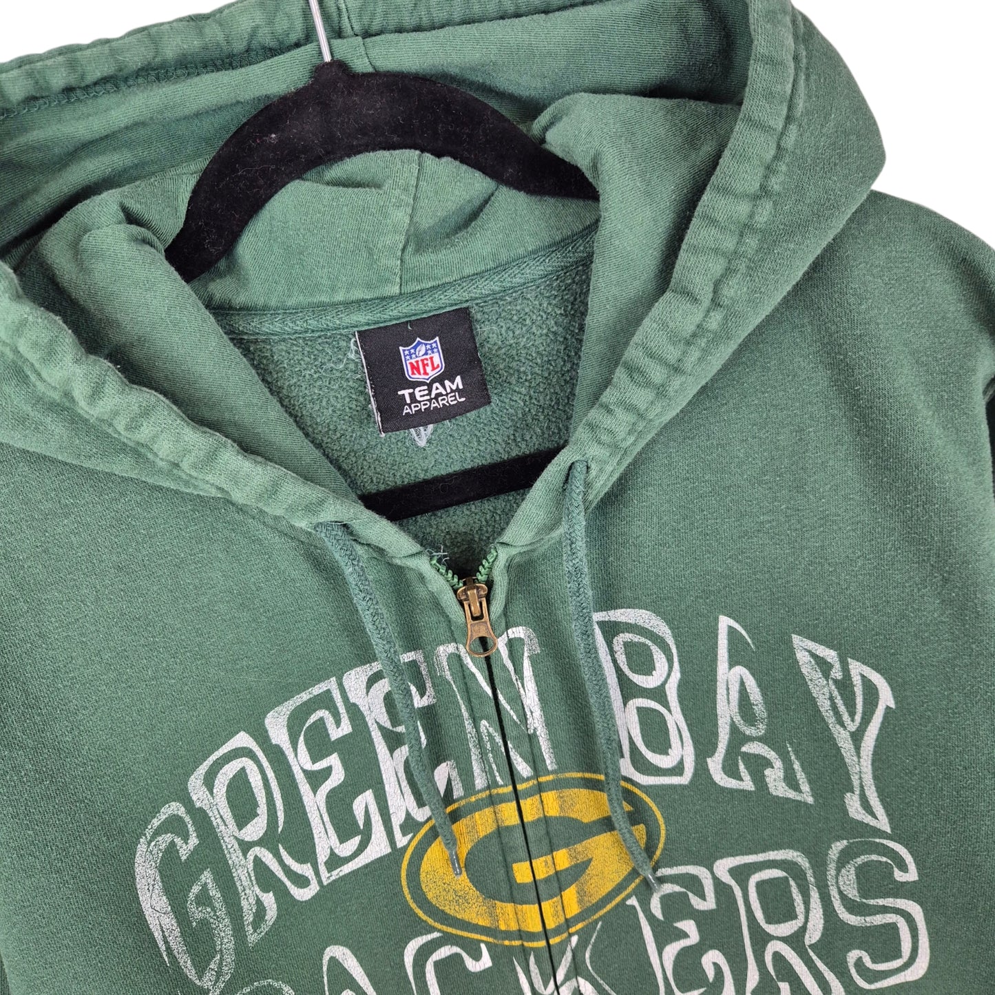 NFL Green Bay Packers Zip Hoodie Size M
