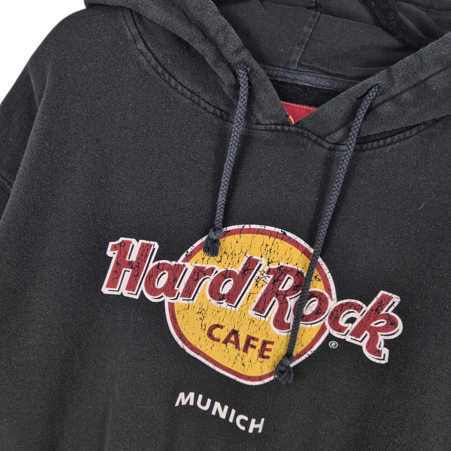 Hard Rock Cafe Munich Black Hoodie Size 2XL
