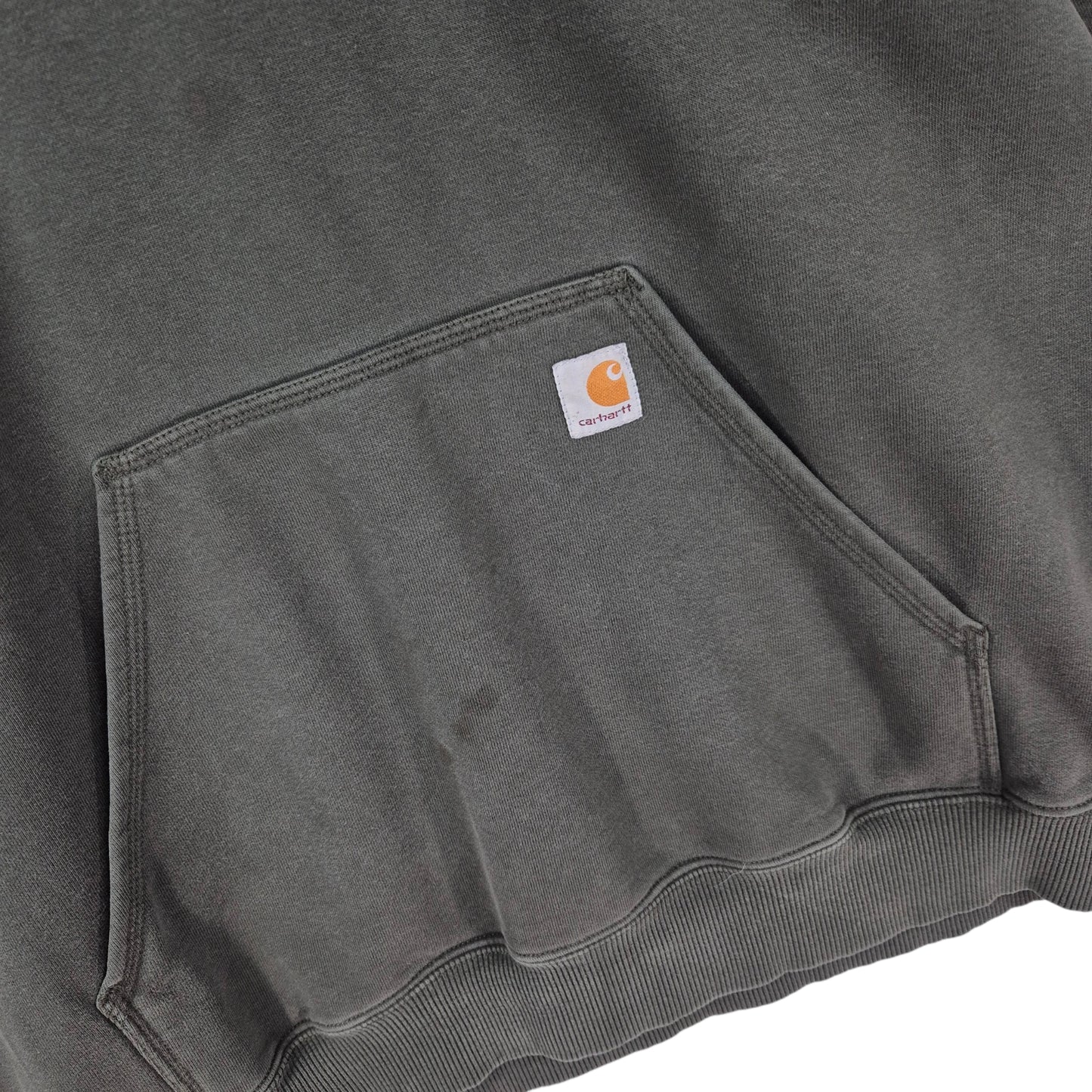 Carhartt Khaki Green Heavy Hoodie Size XL