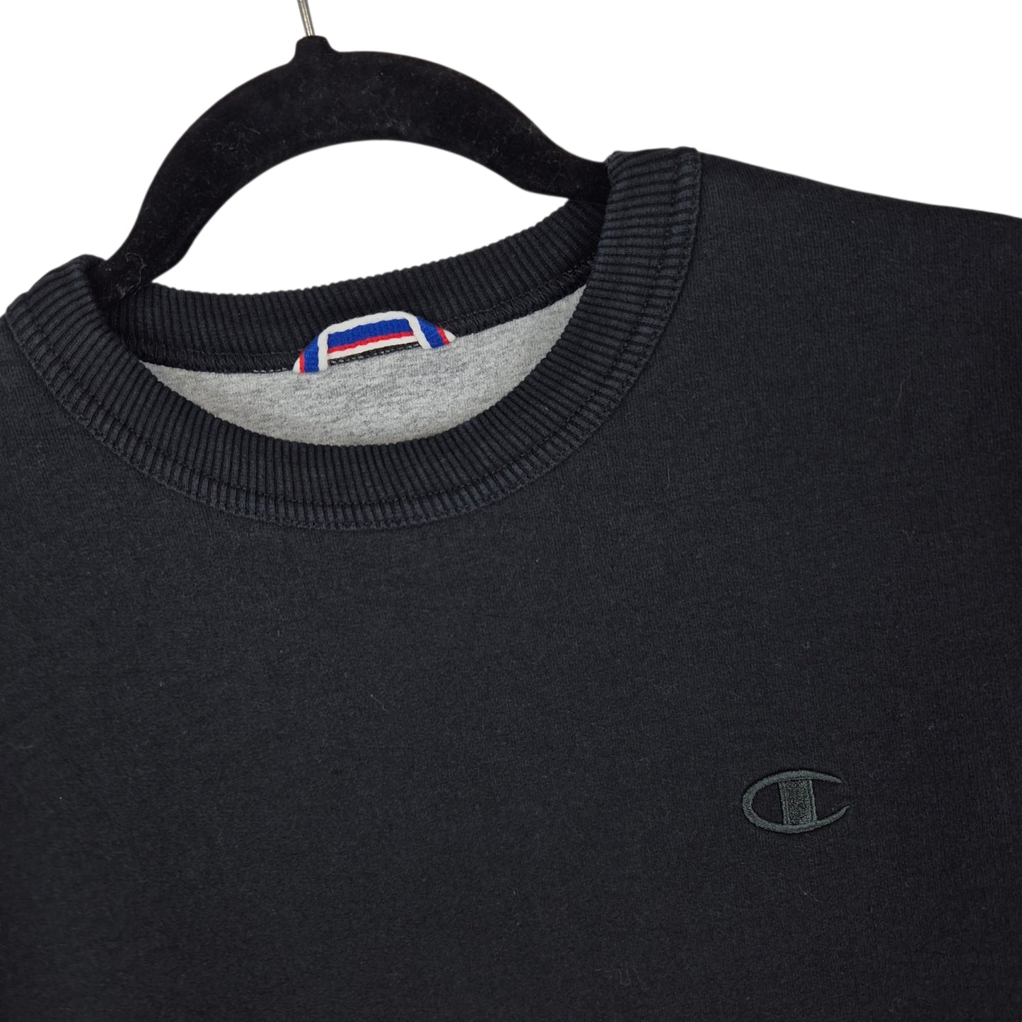 Champion Black Crewneck Sweater Size S