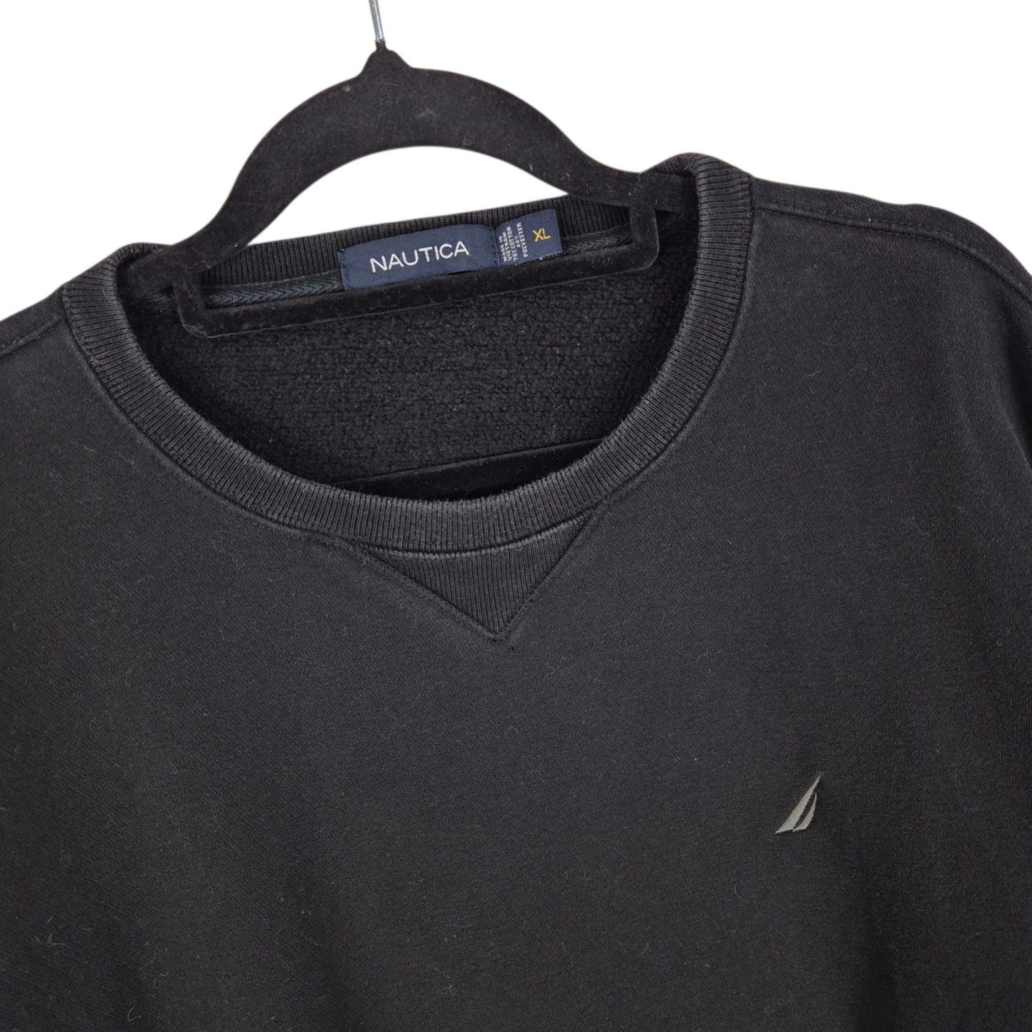 Nautica Black Crewneck Sweater Size XL