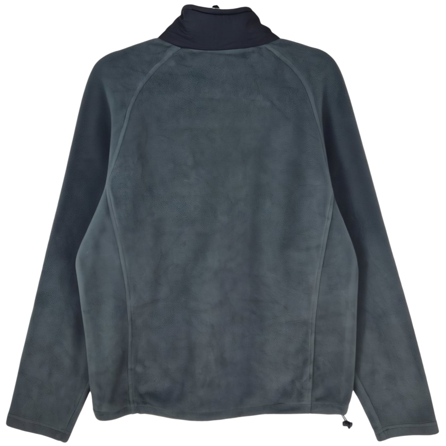 Champion Black Grey Fleece Hybrid Full Zip Jumper Size M