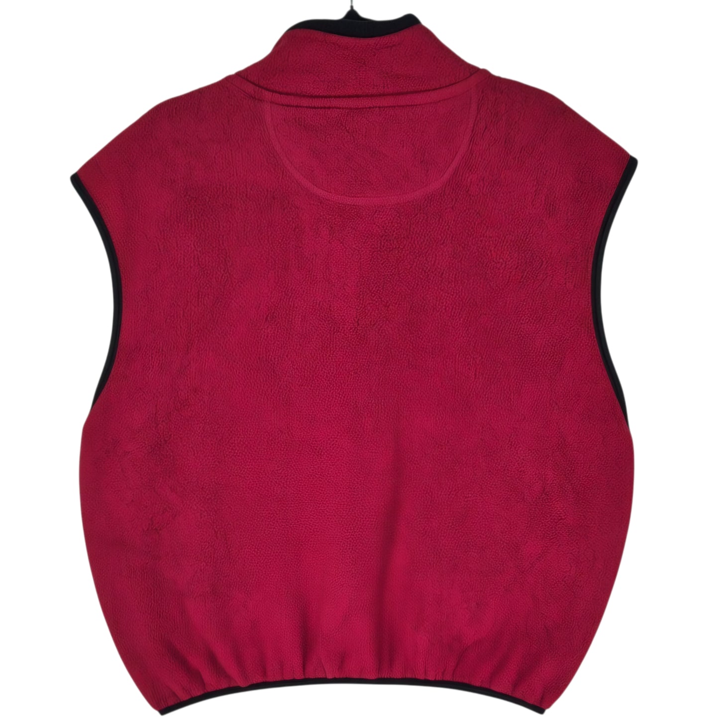 Vintage Champion 90's Red Fleece Zip Vest Size L