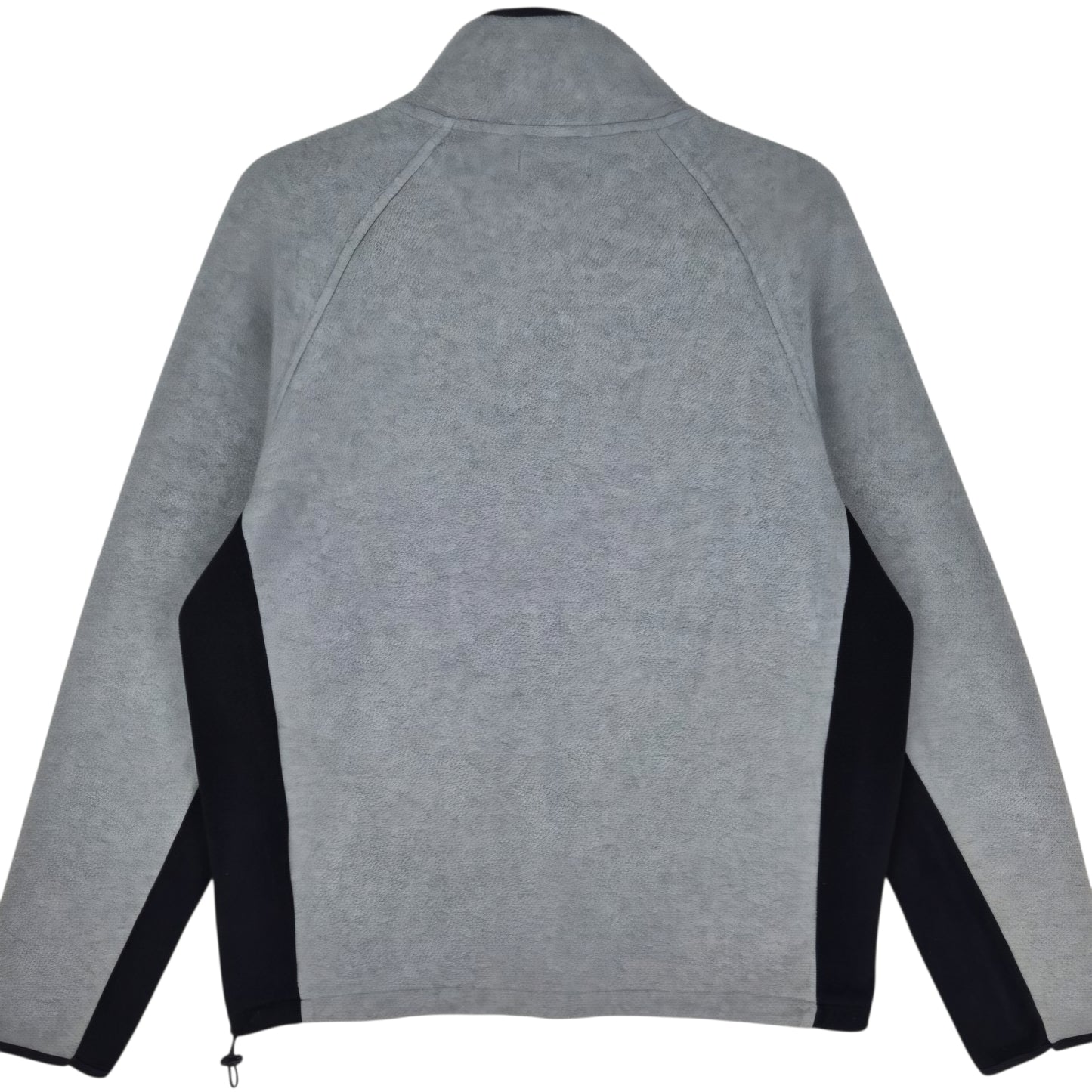 Nautica Grey Quarter Zip Fleece Jumper Size L