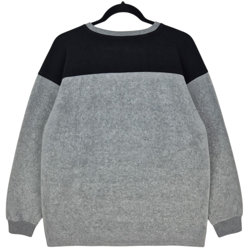 Nautica Grey Fleece Crewneck Jumper Size L