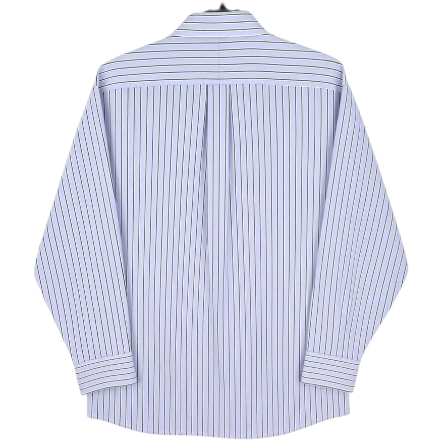 Michael Kors Light Purple Striped Long Sleeve Dress Shirt Size L