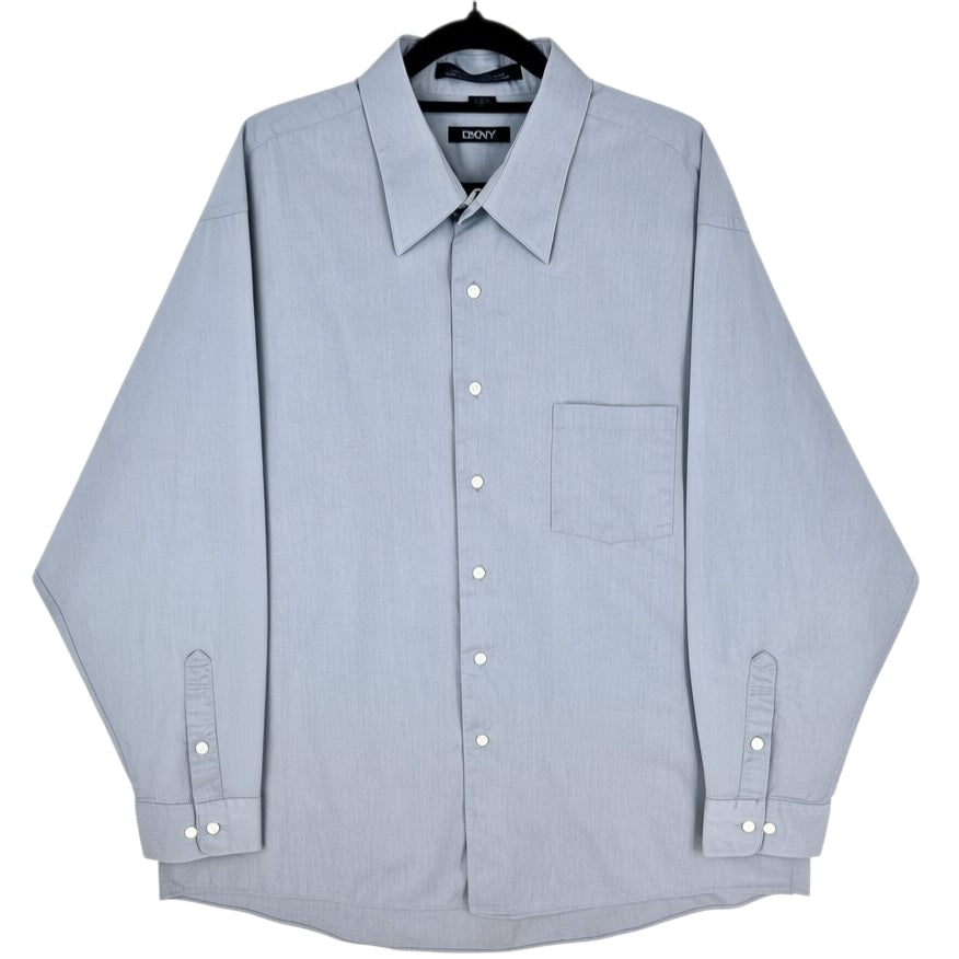 Dickies Grey 80's 2 Ply Dress Shirt Size 2XL
