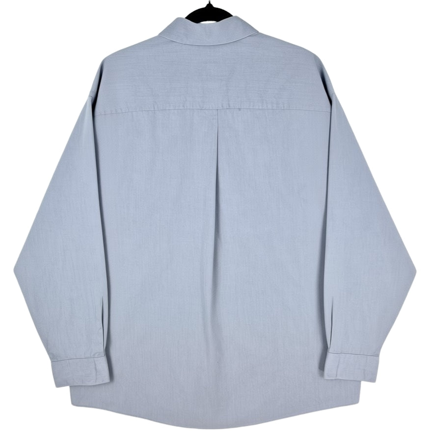 Dickies Grey 80's 2 Ply Dress Shirt Size 2XL