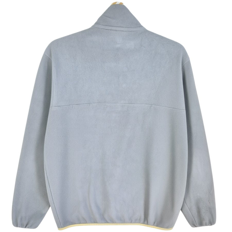 Patagonia Grey Quarter Button Light Fleece Jumper Size M