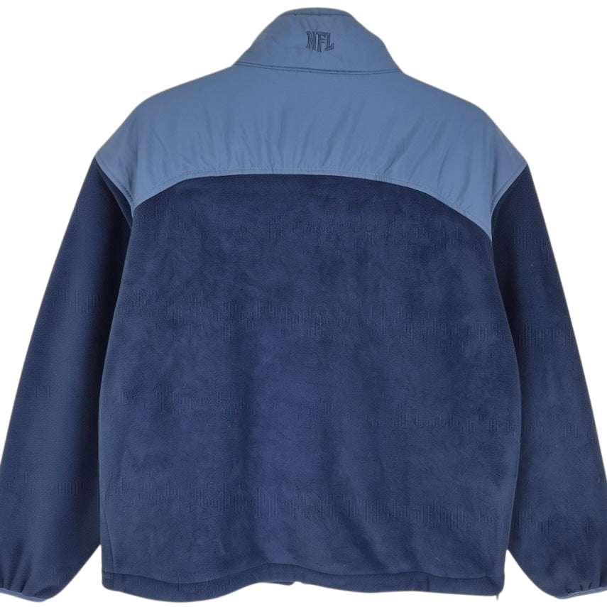 NFL Team Apparel Dark Blue Seattle Seahawks Fleece Zip Jumper Size L