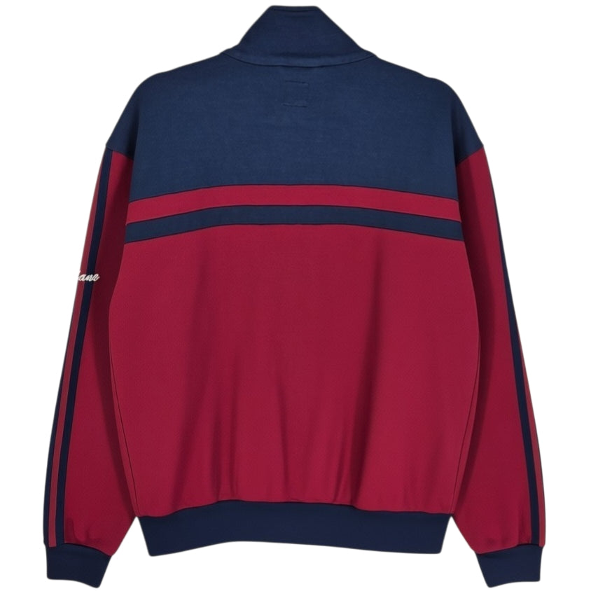 Vintage Adidas 90's Burgundy & Dark Blue Track Jacket Size M