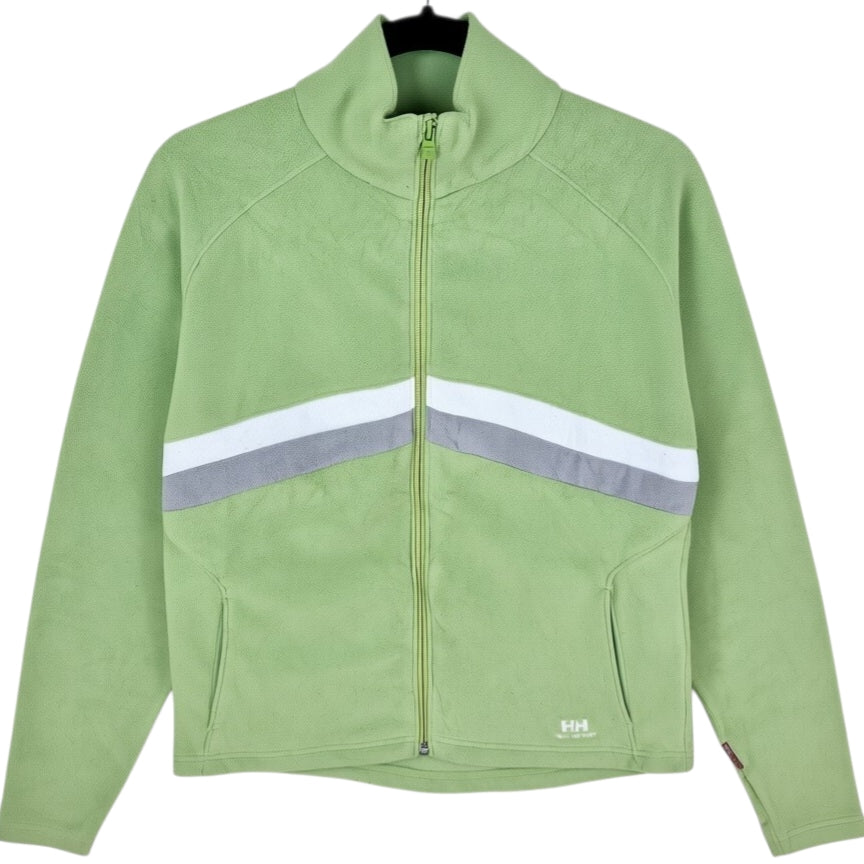 Helly Hansen Womens Light Green Fleece Zip Jumper Size M