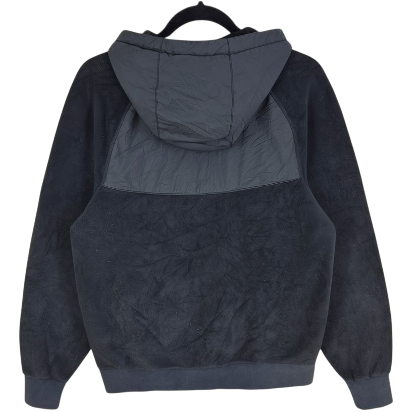 Nike Black Hooded Fleece Zip Jumper Size S
