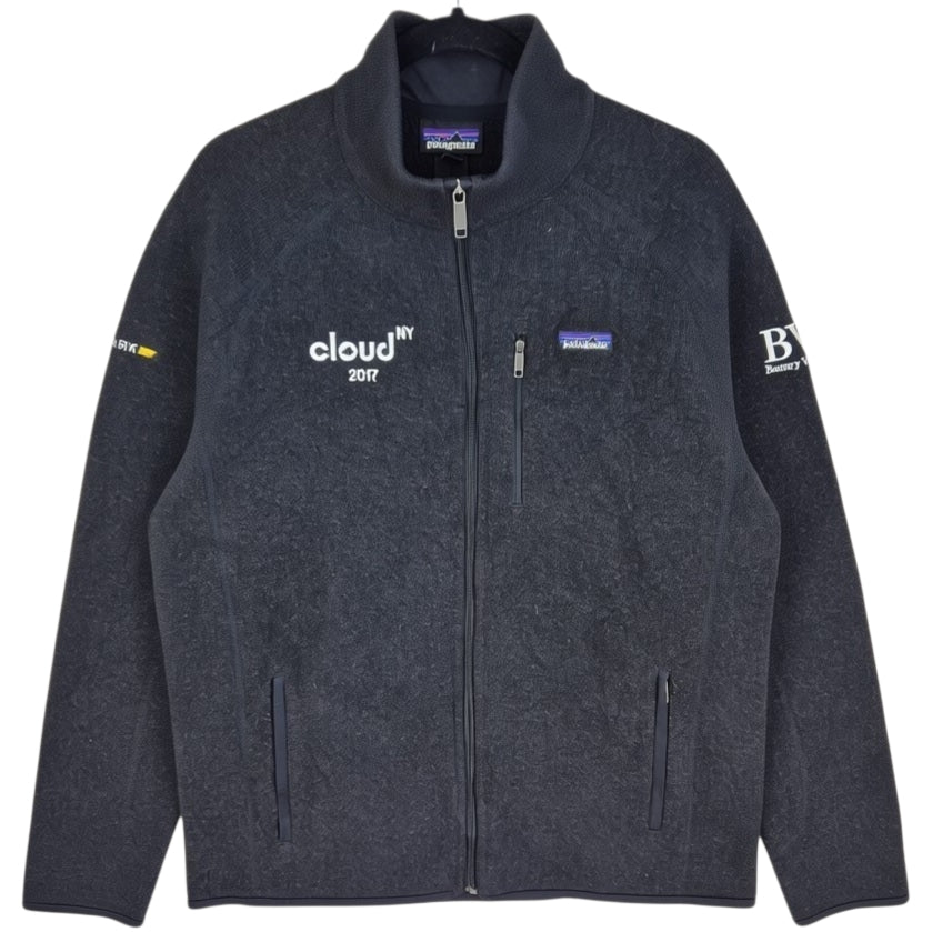 Patagonia Dark Grey Fleece Zip Jumper Size L