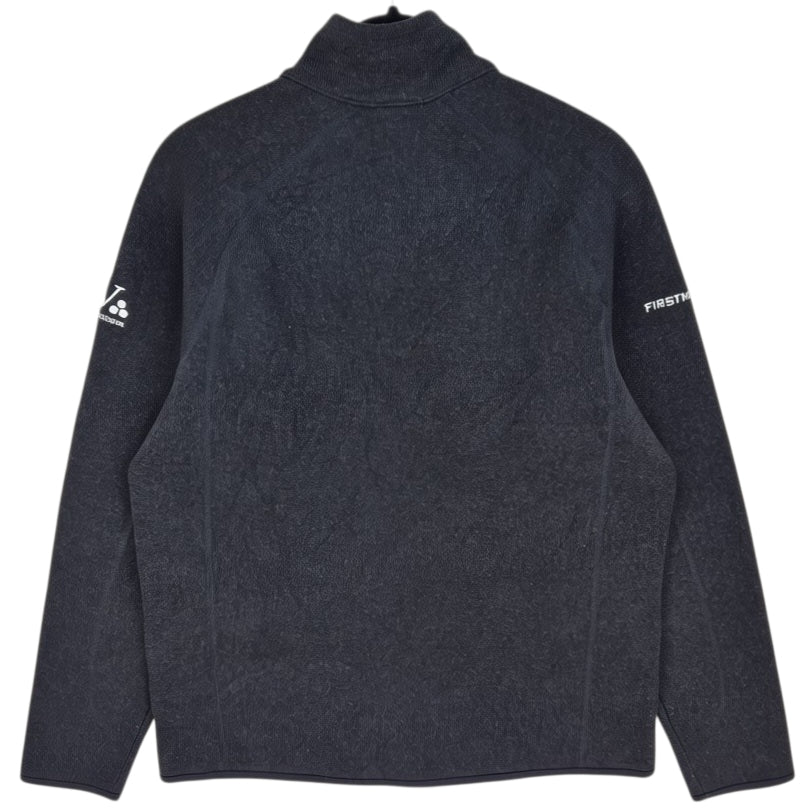 Patagonia Dark Grey Fleece Zip Jumper Size L