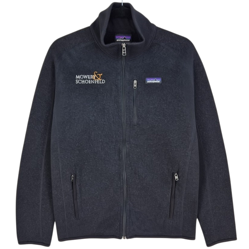 Patagonia Dark Grey Fleece Zip Jumper Size M