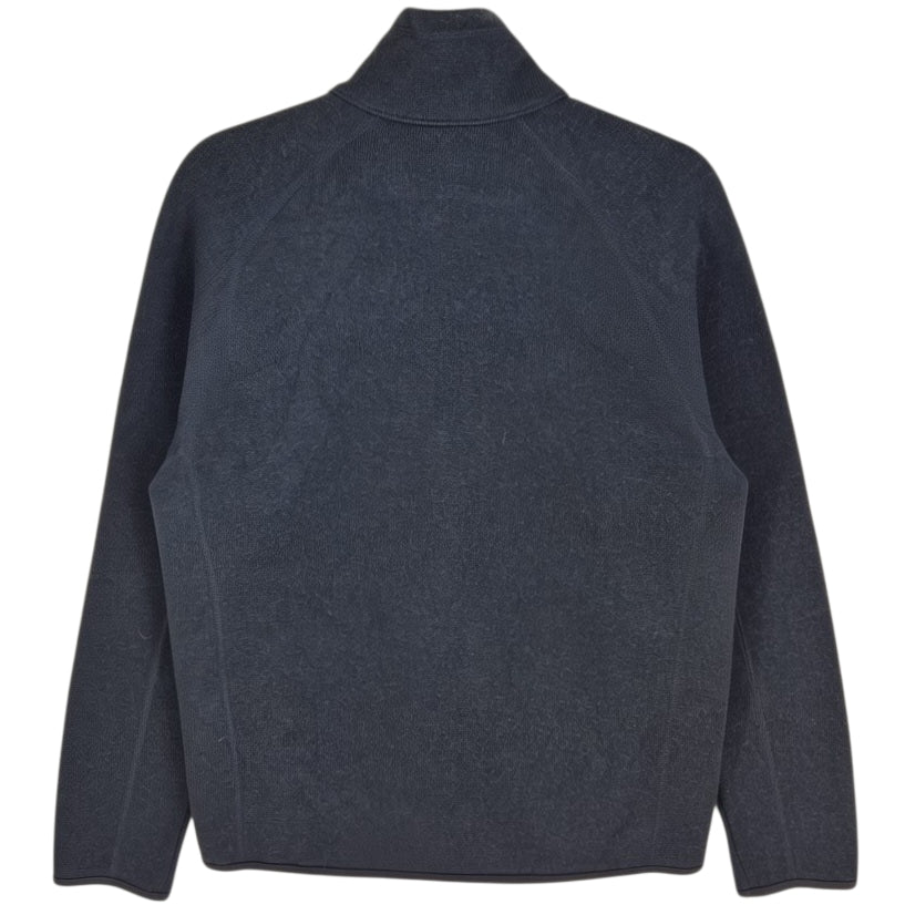 Patagonia Dark Grey Fleece Zip Jumper Size M