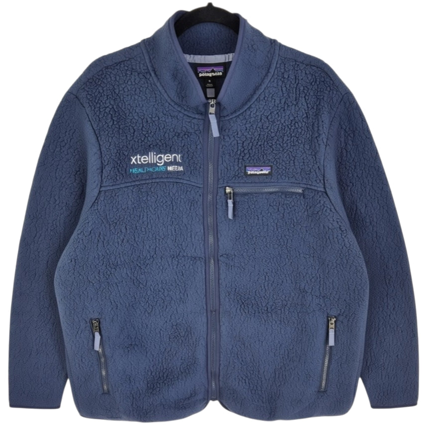 Patagonia Dark Blue Fleece Zip Jumper Size XL