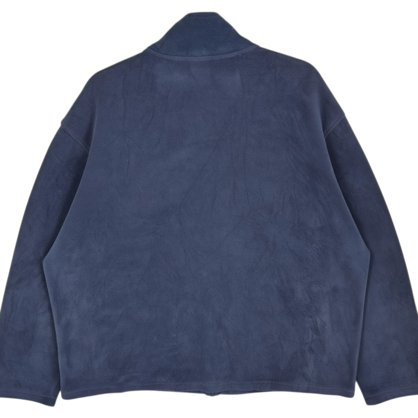 Vintage Starter Dark Blue Fleece Zip Jumper Size XL