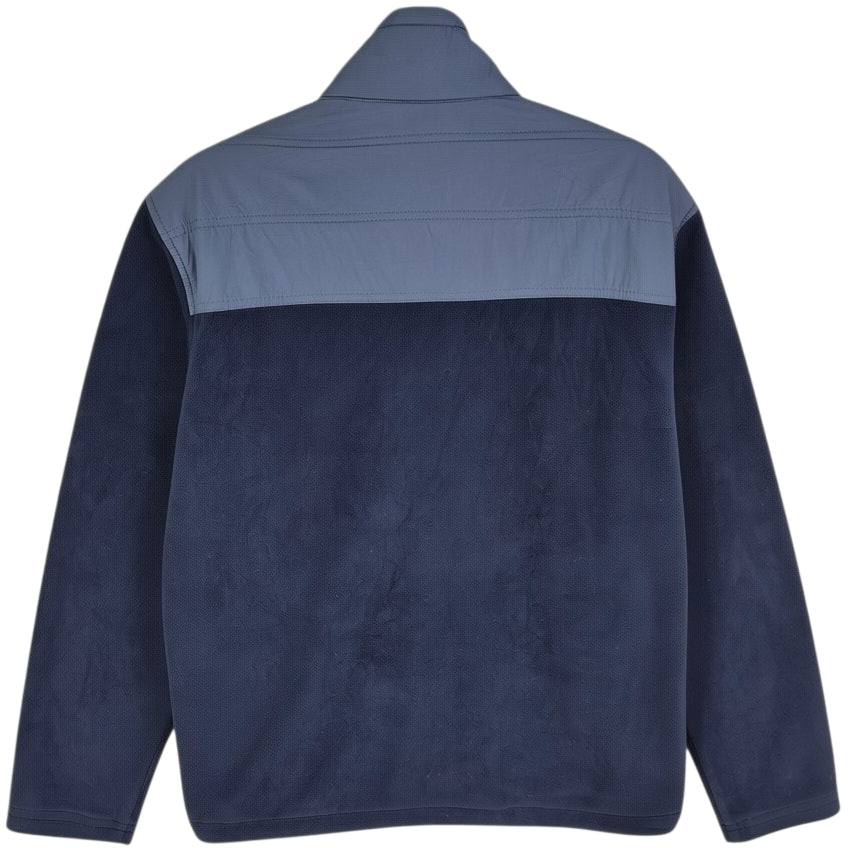 Reebok Dark Blue Fleece Zip Jumper Size M