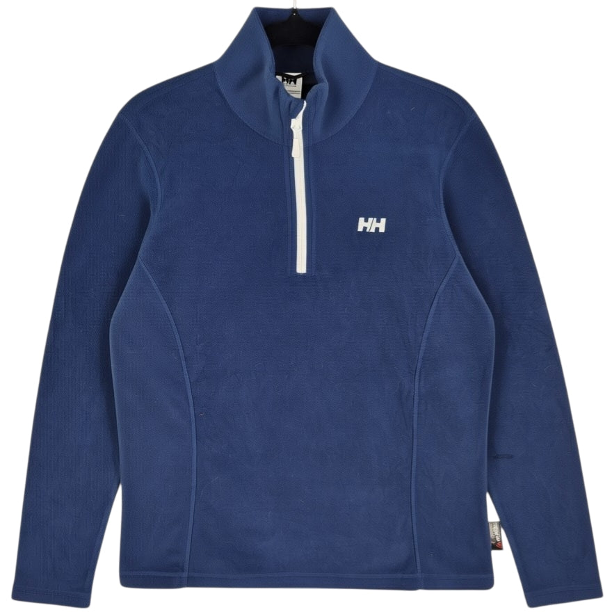 Helly Hansen Womens Dark Blue Light Quarter Zip Fleece Jumper Size L
