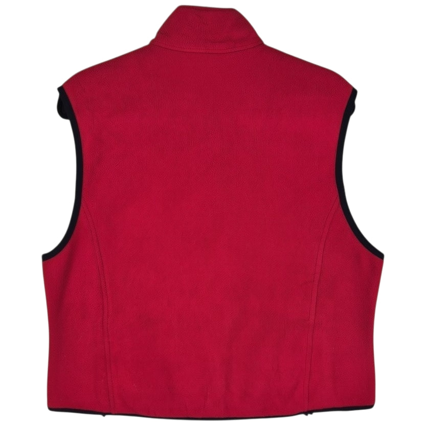 Vintage Woolrich 90's Red Fleece Vest Size L