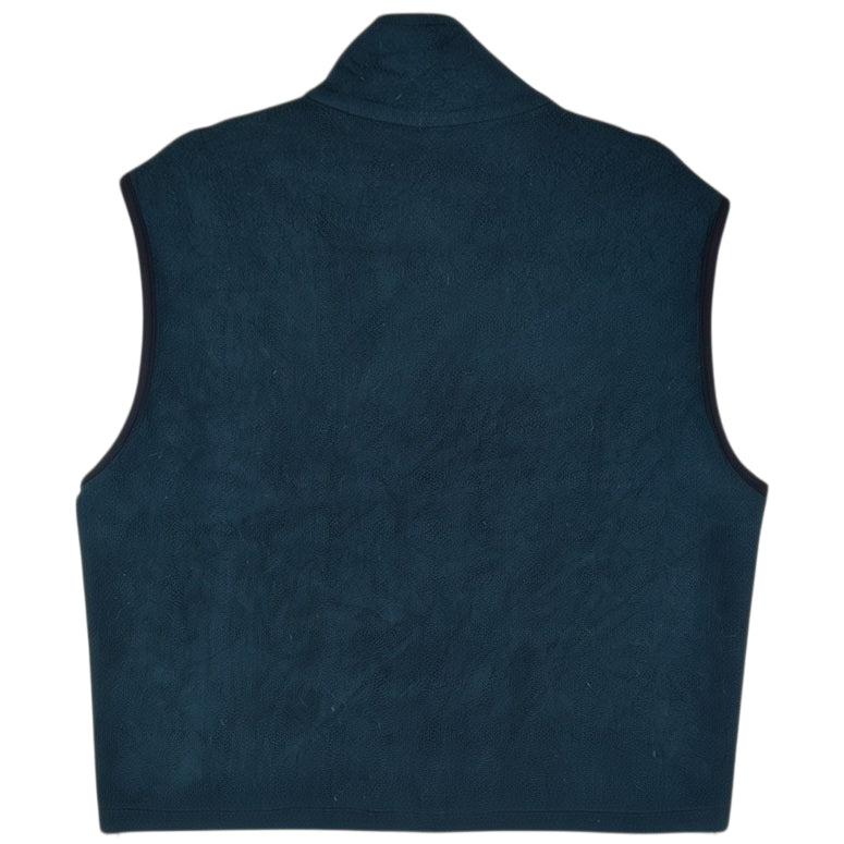 Vintage Woolrich 90's Dark Green Fleece Vest Size L