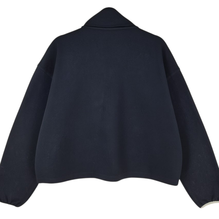 DKNY Sport Womens Black Oversized Fleece Jumper Size L
