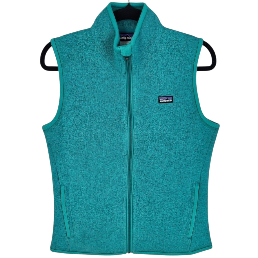 Patagonia Aqua Green Womens Fleece Vest Size S