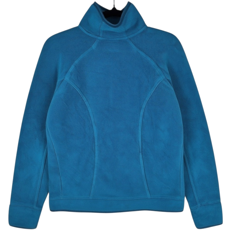 Vintage Nike 2000's Womens Blue Fleece Zip Jumper Size M