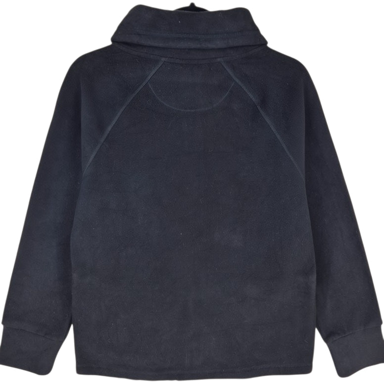 Calvin Klein Performance Womens Black Turtle Fleece Zip Jumper Size L